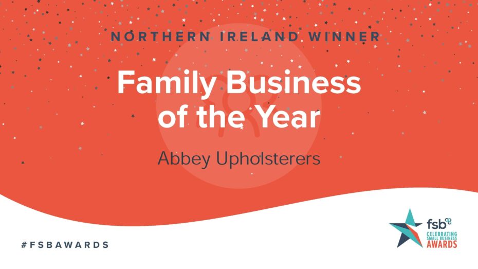Fsb 2736 Northern Ireland Awards Cards Family Abbey Upholsterers